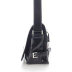 Prada Looks Leather Shoulder Messenger Bag Black — view 3