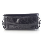 Prada Looks Leather Shoulder Messenger Bag Black — view 5