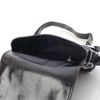 Prada Looks Leather Shoulder Messenger Bag Black — view 6
