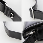 Prada Looks Leather Shoulder Messenger Bag Black — view 9