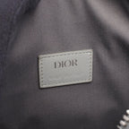 Dior Shoulder Bag CD Diamond Rango 22 Gray Canvas Leather CD — view 4