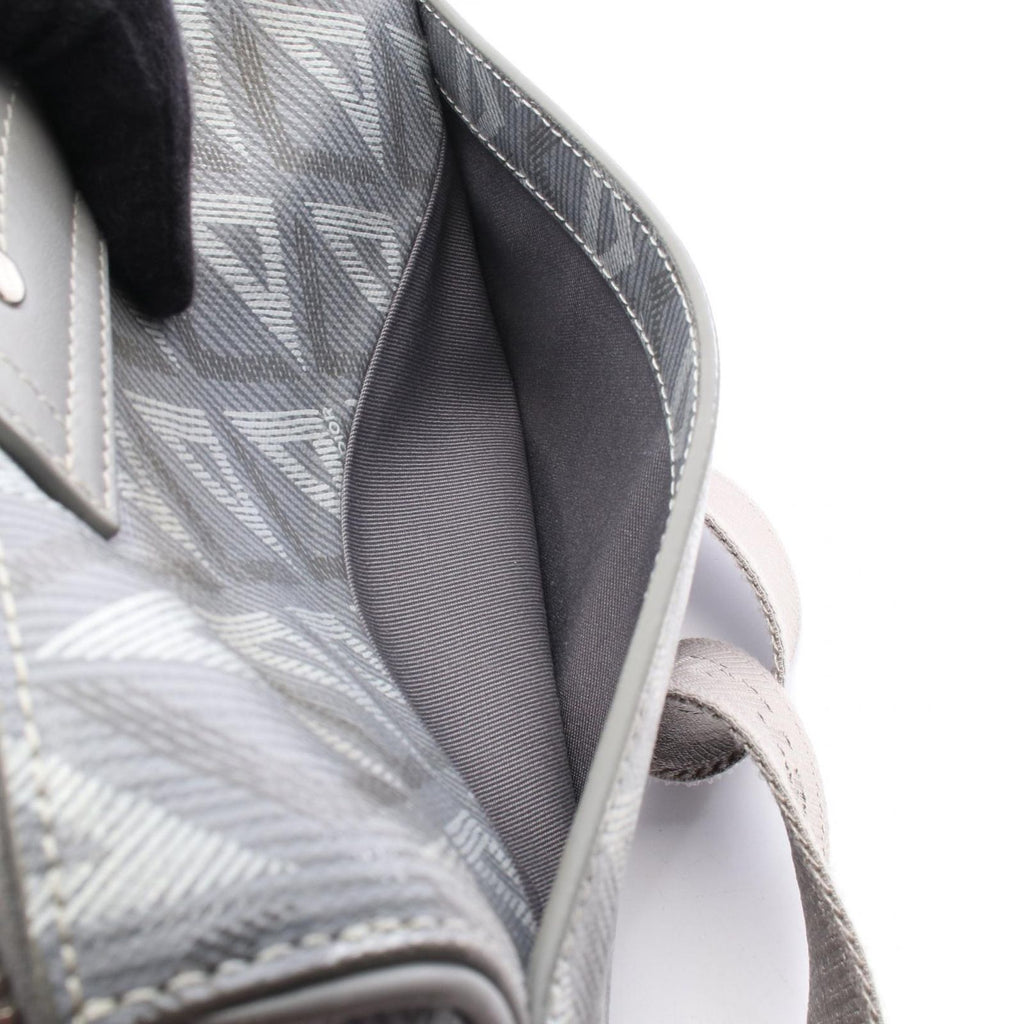 Dior Shoulder Bag CD Diamond Rango 22 Gray Canvas Leather CD — view 5