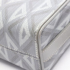 Dior Shoulder Bag CD Diamond Rango 22 Gray Canvas Leather CD — view 8