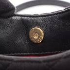 Chanel Shoulder Bag Quilted Small Hobo Black — view 6