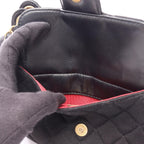 Chanel Shoulder Bag Quilted Small Hobo Black — view 9