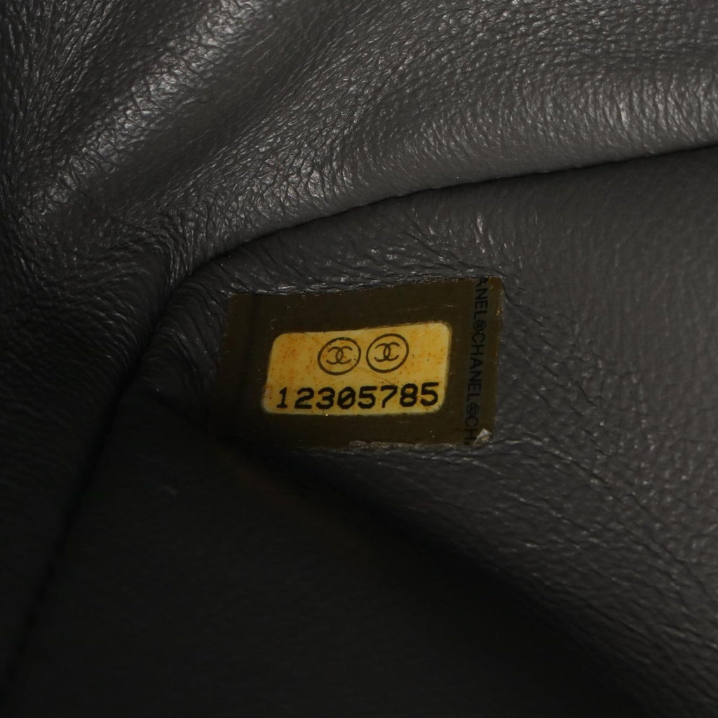 Chanel Shoulder Bag 2.55 Quilted Double Flap Gray Calf Chain — view 5