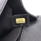 Chanel Shoulder Bag Boy Small Blanc Stitch Black Calf Boy Chain — view 5