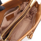 Prada Handbag City Calf 2-Way Camel Leather — view 3