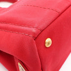 Prada Tote Canapa 2-Way Red Canvas — view 6