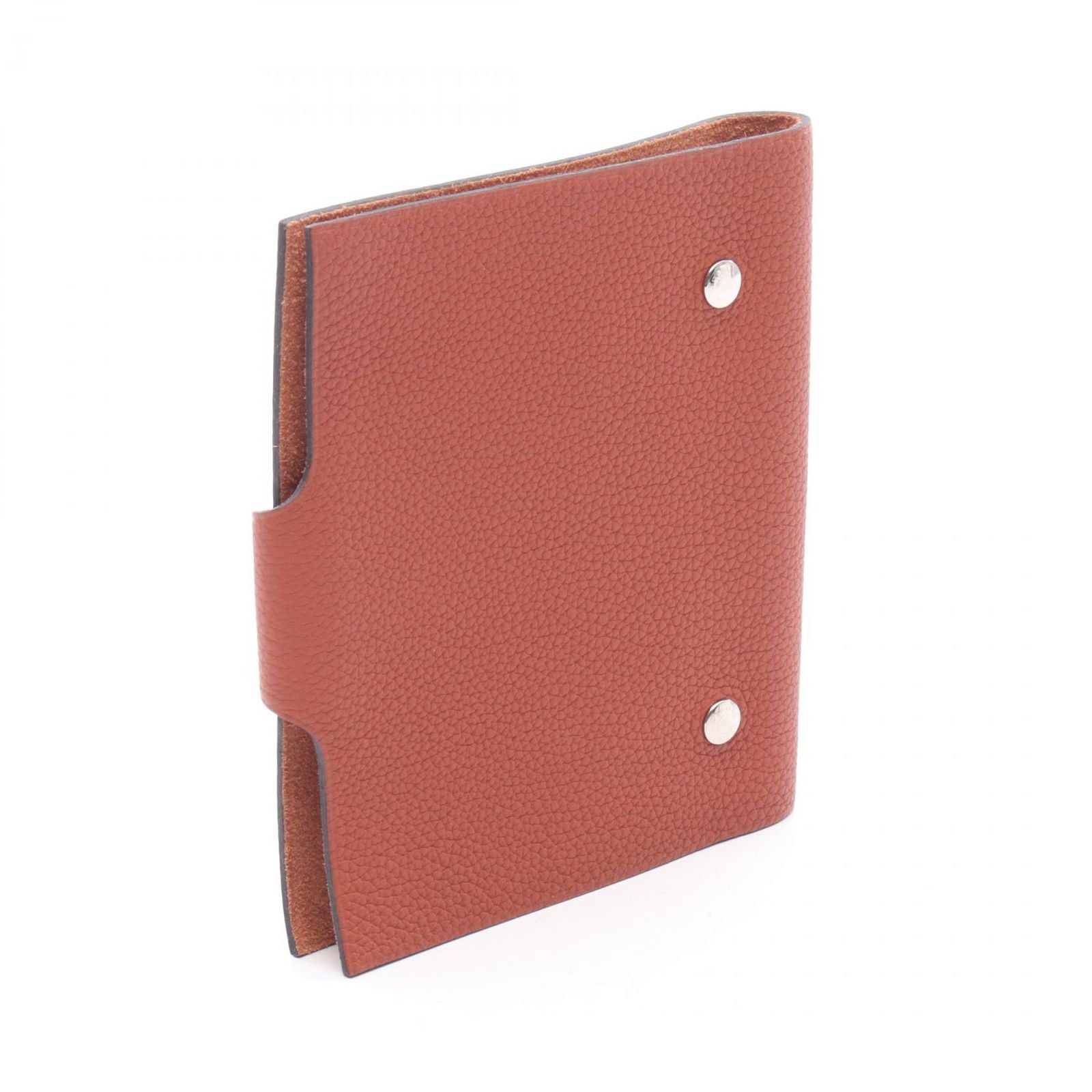 Hermes Notebook Cover Ulysse PM Brick Embossed Leather Agenda — view 2