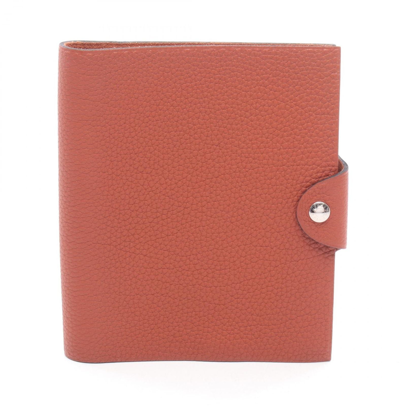 Hermes Notebook Cover Ulysse PM Brick Embossed Leather Agenda