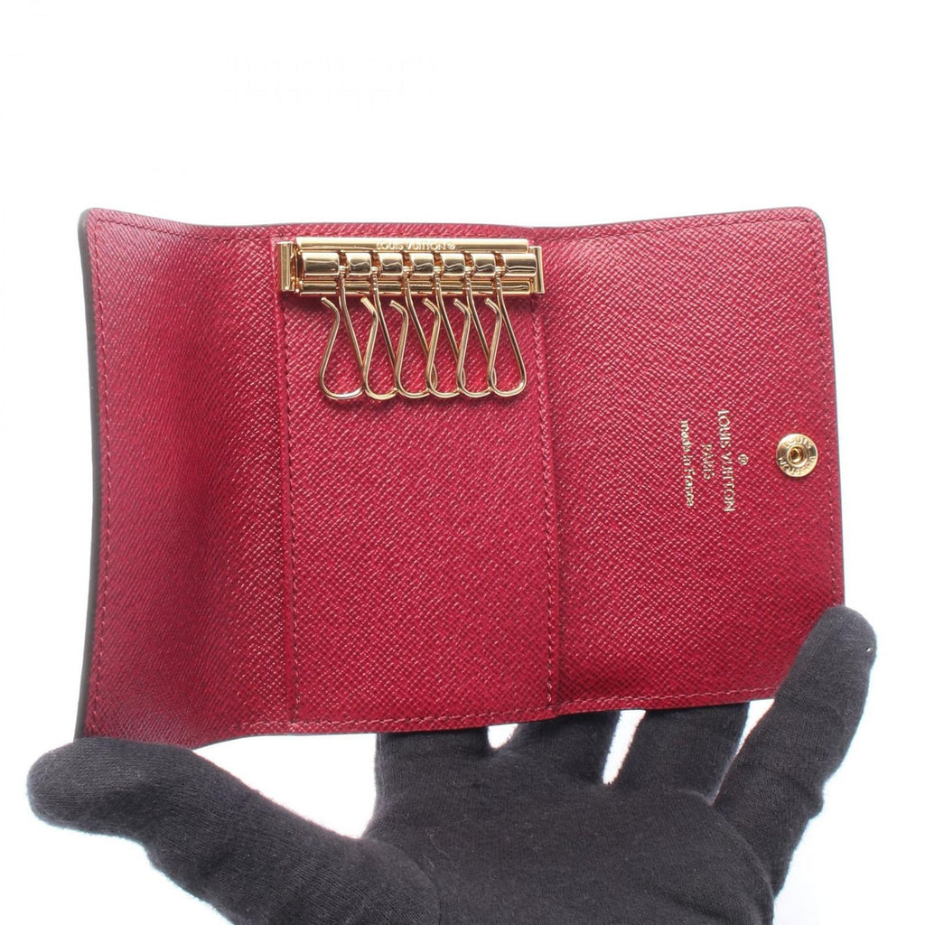 Louis Vuitton Key Case Multicles 6 Monogram Fuchsia 6 Rows Canvas Key Holder — view 3