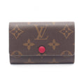 Louis Vuitton Key Case Multicles 6 Monogram Fuchsia 6 Rows Canvas Key Holder