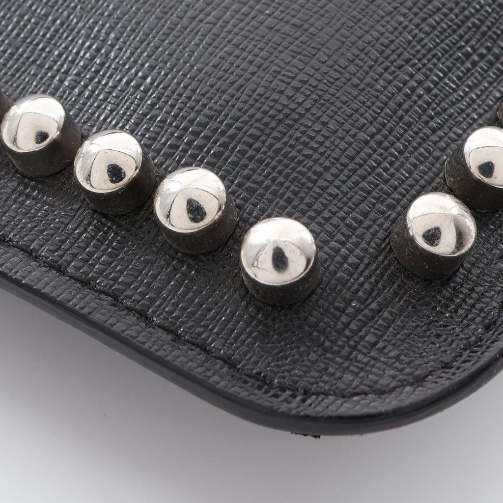 Fendi Clutch Karlito Black Leather Studs — view 7