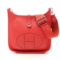 Hermes Shoulder Bag Evelyne 3 Trois PM Rouge Pivoine Leather