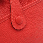 Hermes Shoulder Bag Evelyne 3 Trois PM Rouge Pivoine Leather — view 7