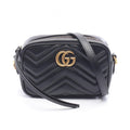 Gucci Shoulder Bag GG Marmont Quilted Black Leather Small