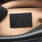 Gucci Shoulder Bag GG Marmont Quilted Black Leather Small — view 4