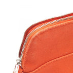Hermes Pouch Bolide 15 Mini Orange 02 Canvas Leather — view 9
