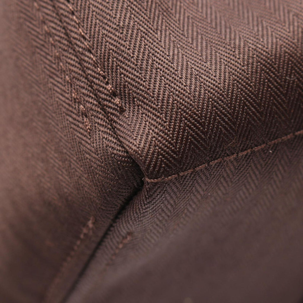 Hermes Handbag Acapulco PM Dark Brown Canvas — view 5