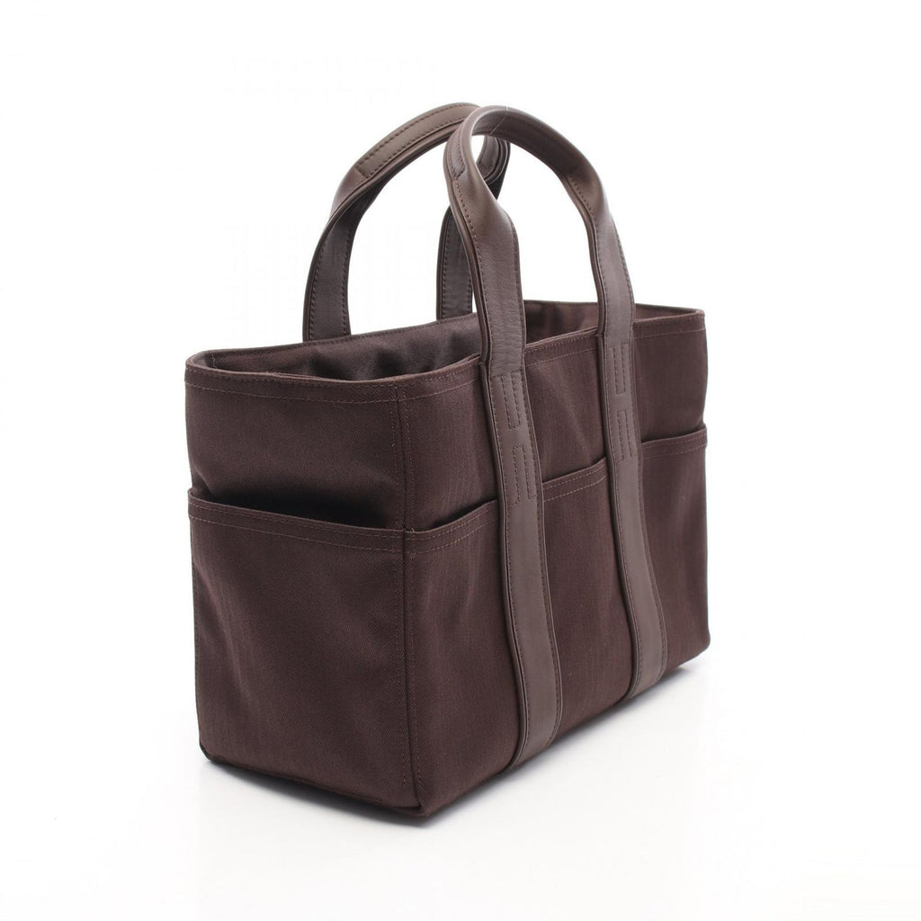 Hermes Handbag Acapulco PM Dark Brown Canvas — view 2