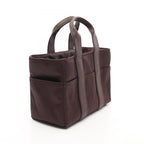 Hermes Handbag Acapulco PM Dark Brown Canvas — view 2