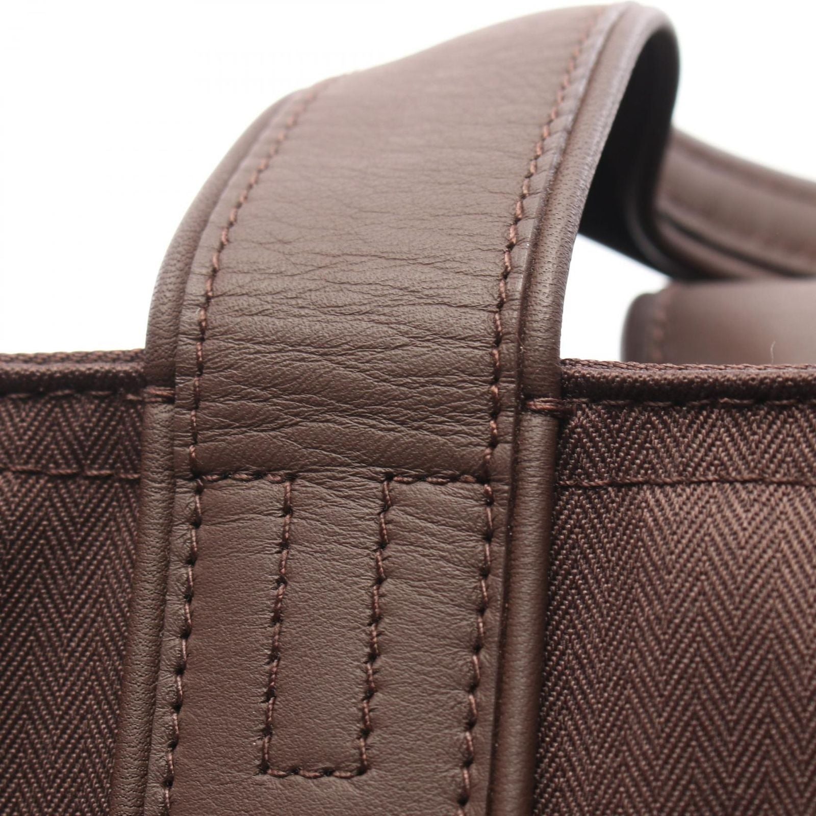 Hermes Handbag Acapulco PM Dark Brown Canvas — view 6