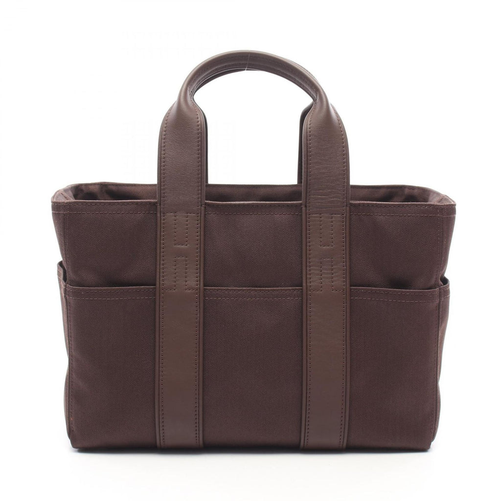 Hermes Handbag Acapulco PM Dark Brown Canvas