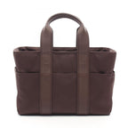Hermes Handbag Acapulco PM Dark Brown Canvas
