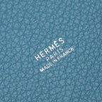 Hermes Handbag Picotin PM Blue Jean Leather — view 4