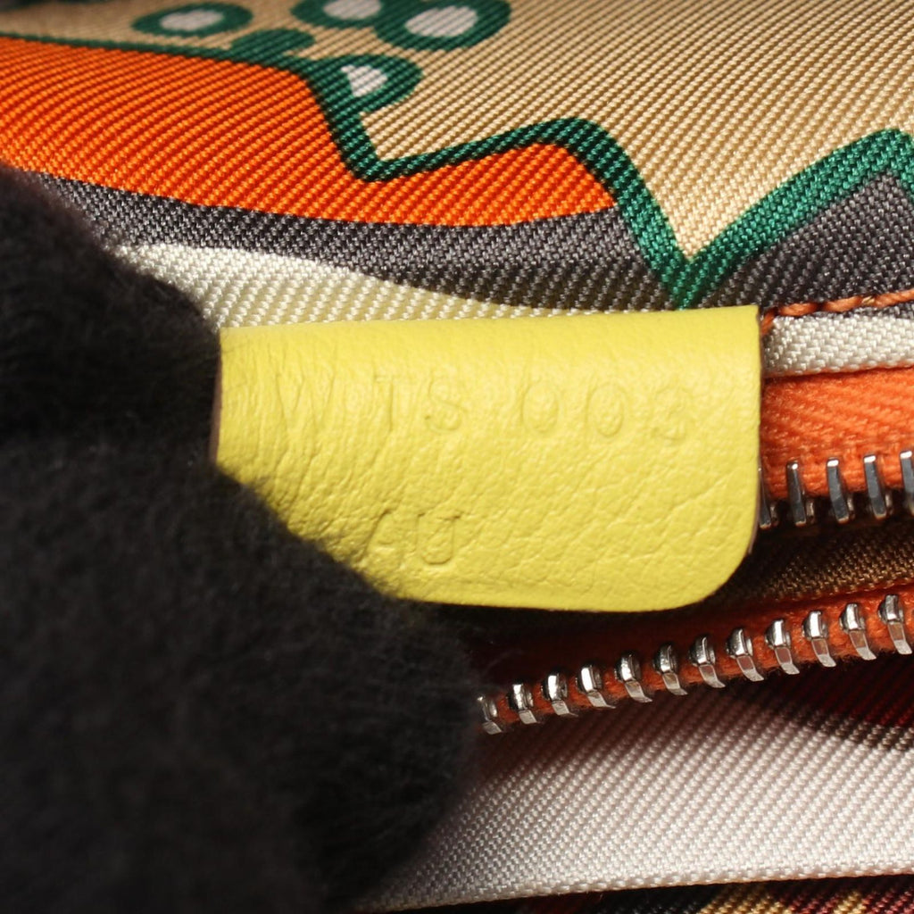 Hermes Round Wallet Azap Compact Silk in Lime Leather in — view 5