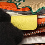 Hermes Round Wallet Azap Compact Silk in Lime Leather in — view 5