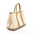 Hermes Tote Garden Party TPM Vanille Cardamom Canvas Leather — view 2
