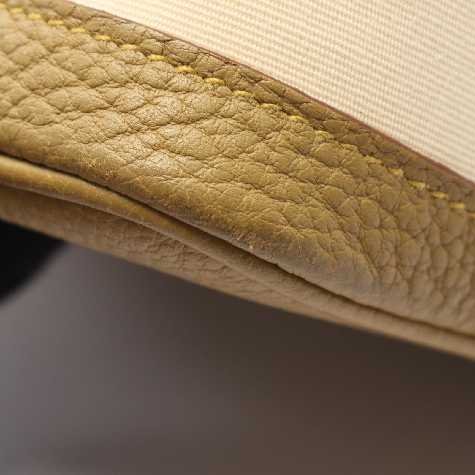 Hermes Tote Garden Party TPM Vanille Cardamom Canvas Leather — view 6
