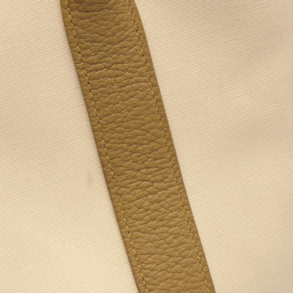 Hermes Tote Garden Party TPM Vanille Cardamom Canvas Leather — view 8