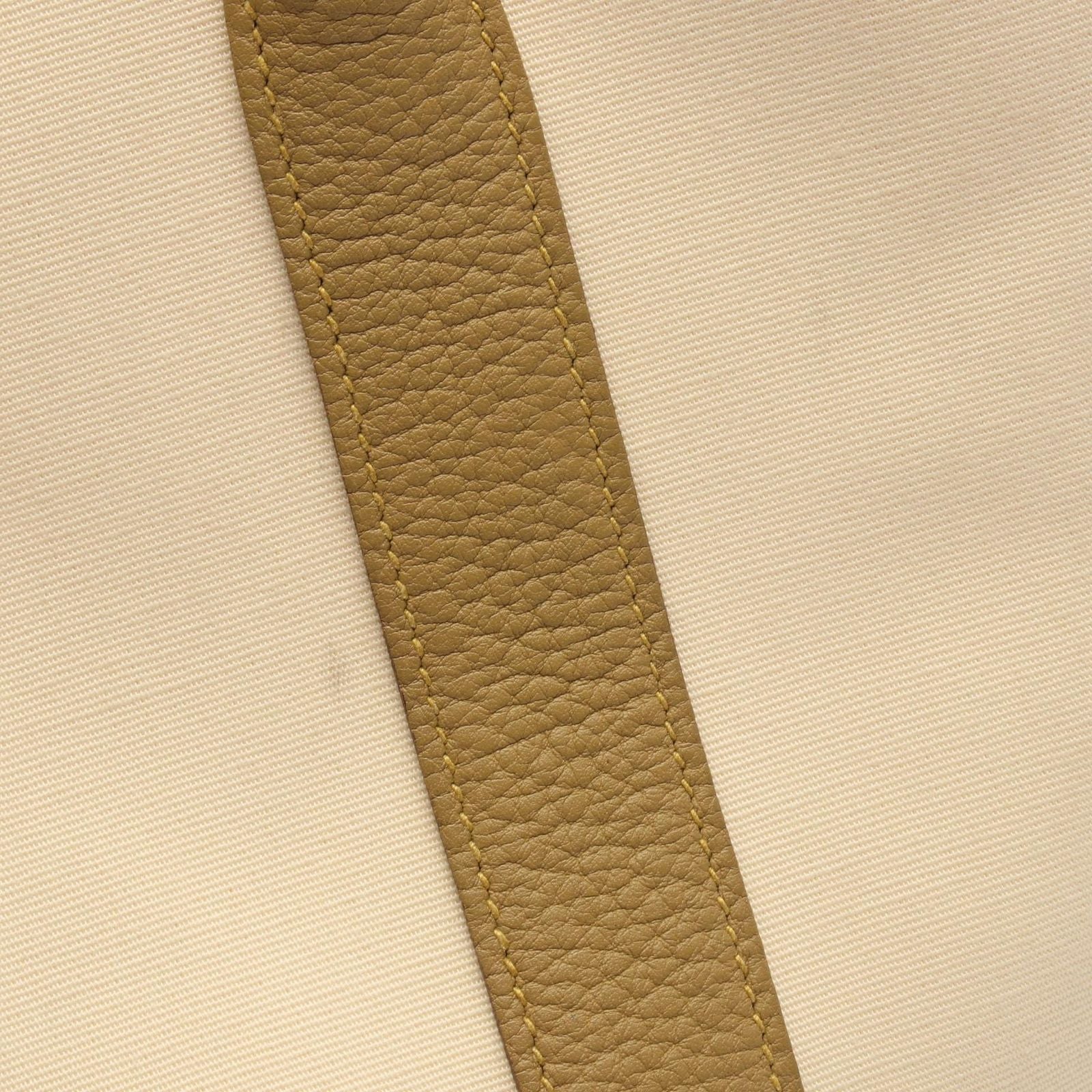 Hermes Tote Garden Party TPM Vanille Cardamom Canvas Leather — view 8