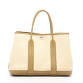 Hermes Tote Garden Party TPM Vanille Cardamom Canvas Leather