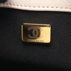 Chanel Shoulder Bag Quilted Small 2-Way Ivory Lambskin Small Chain — view 5