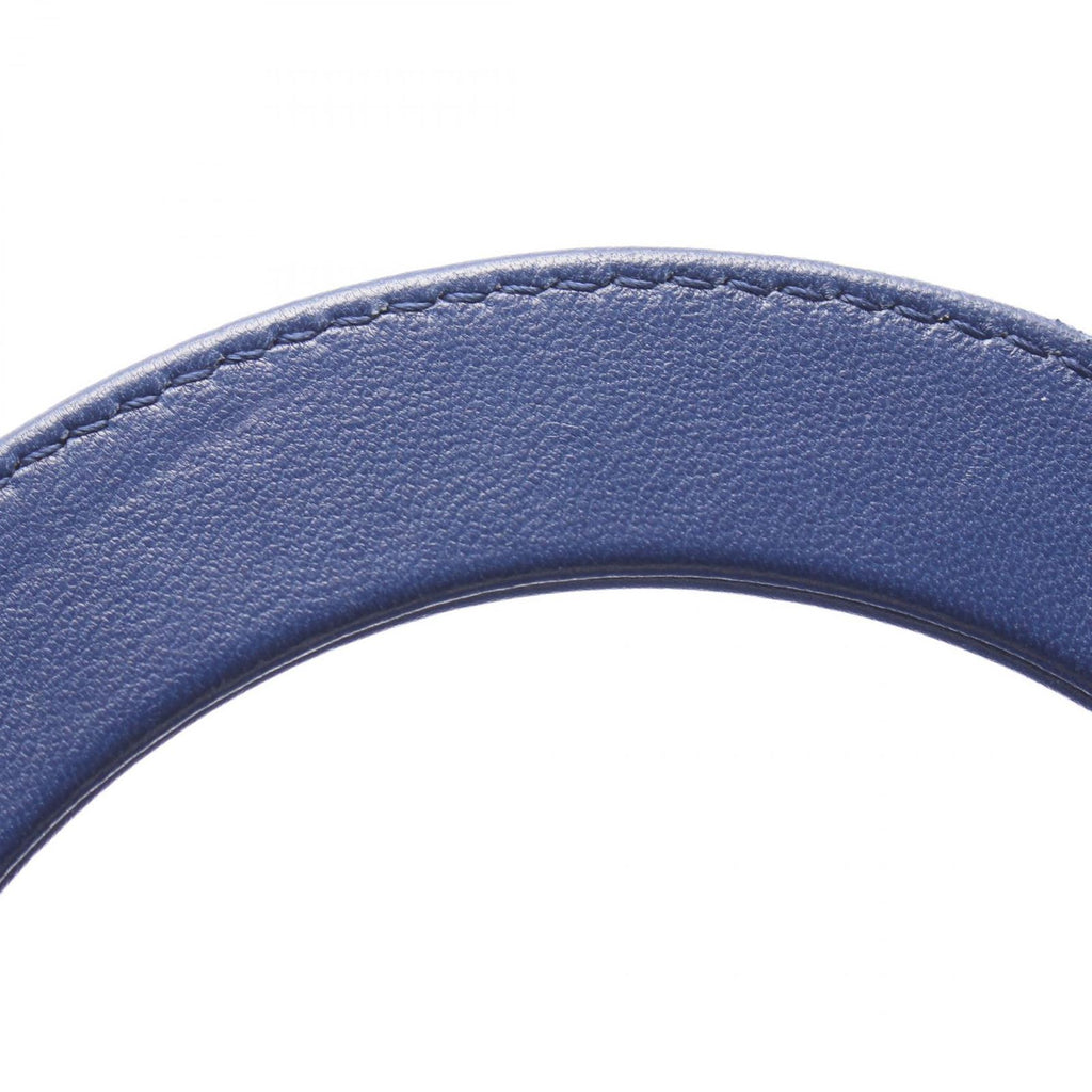 Dior Handbag Lady Dior Cannage 2-Way Blue Leather Tote — view 9
