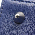 Dior Handbag Lady Dior Cannage 2-Way Blue Leather Tote — view 6