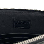 Loewe Rectangle Pouch William de Morgan Clutch Khaki Black — view 4
