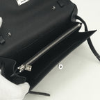 Hermes Kelly Wallet Tougo Epsom Noir Black Silver Veau — view 7