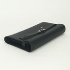 Hermes Kelly Wallet Tougo Epsom Noir Black Silver Veau — view 3