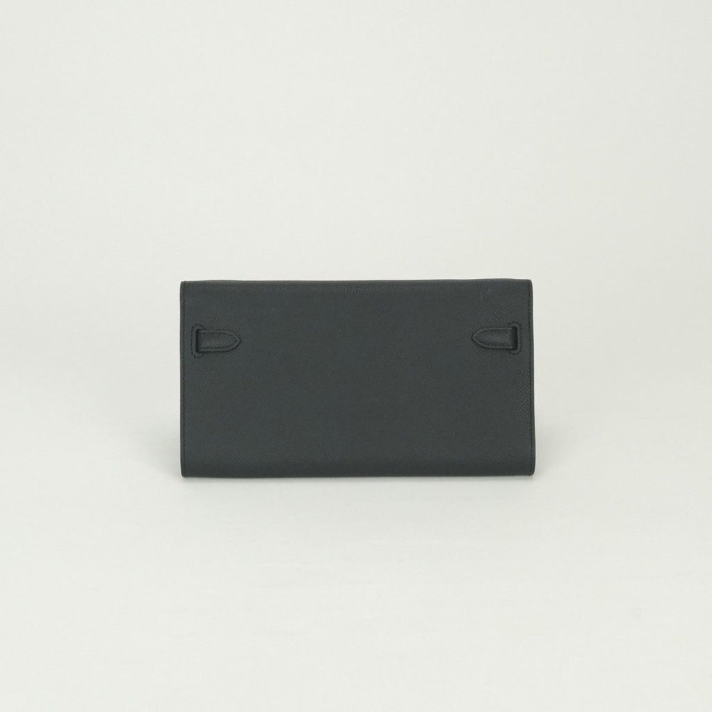 Hermes Kelly Wallet Tougo Epsom Noir Black Silver Veau — view 2
