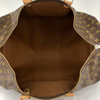 Louis Vuitton Keepall Bandouliere 55 Boston Bag Monogram Brown — view 8