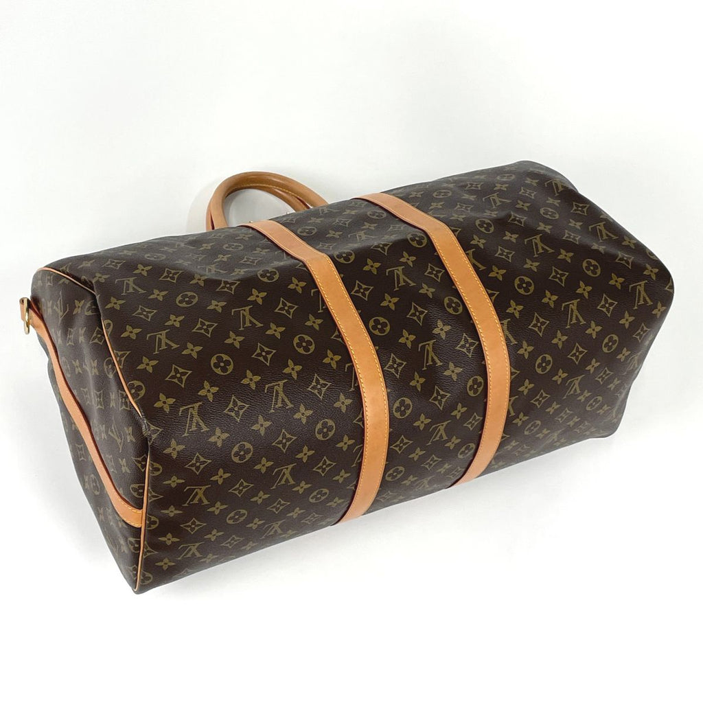 Louis Vuitton Keepall Bandouliere 55 Boston Bag Monogram Brown — view 2