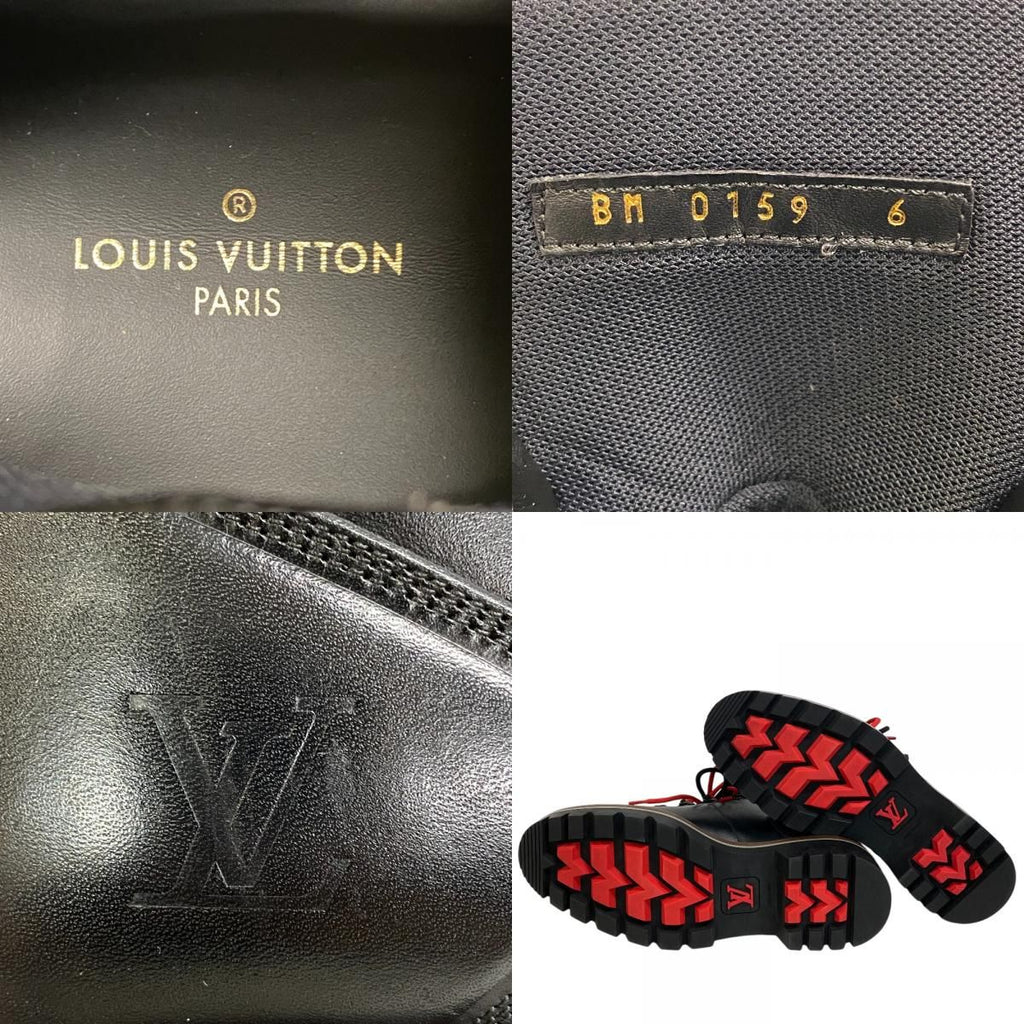 Louis Vuitton Alpinist Line Damier Giant Boots Black — view 8