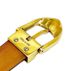 Louis Vuitton Belt Distressed Gold Brown — view 7