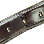 Louis Vuitton Belt Distressed Gold Brown — view 5