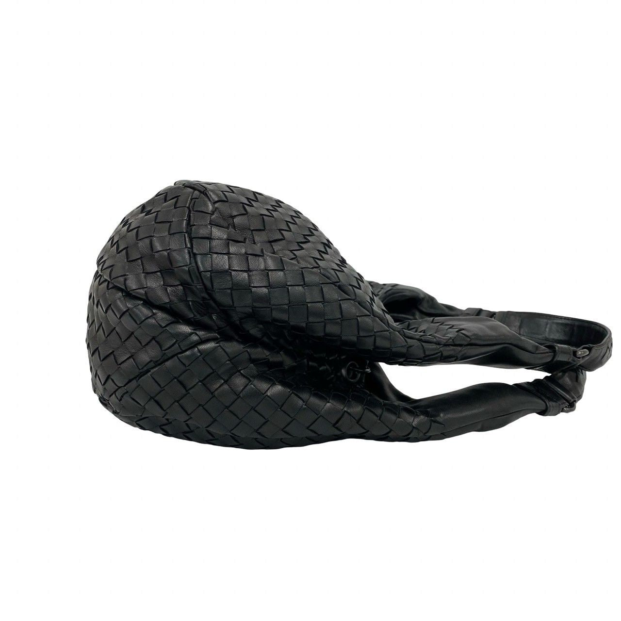 Bottega Veneta Intrecciato Leather Tote Shoulder Bag Black — view 6